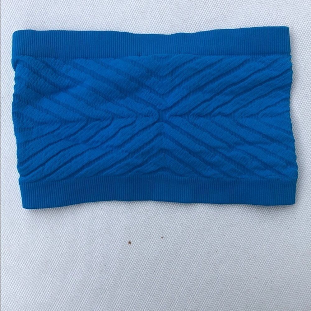 NWOT Bebe Blue Bandeau